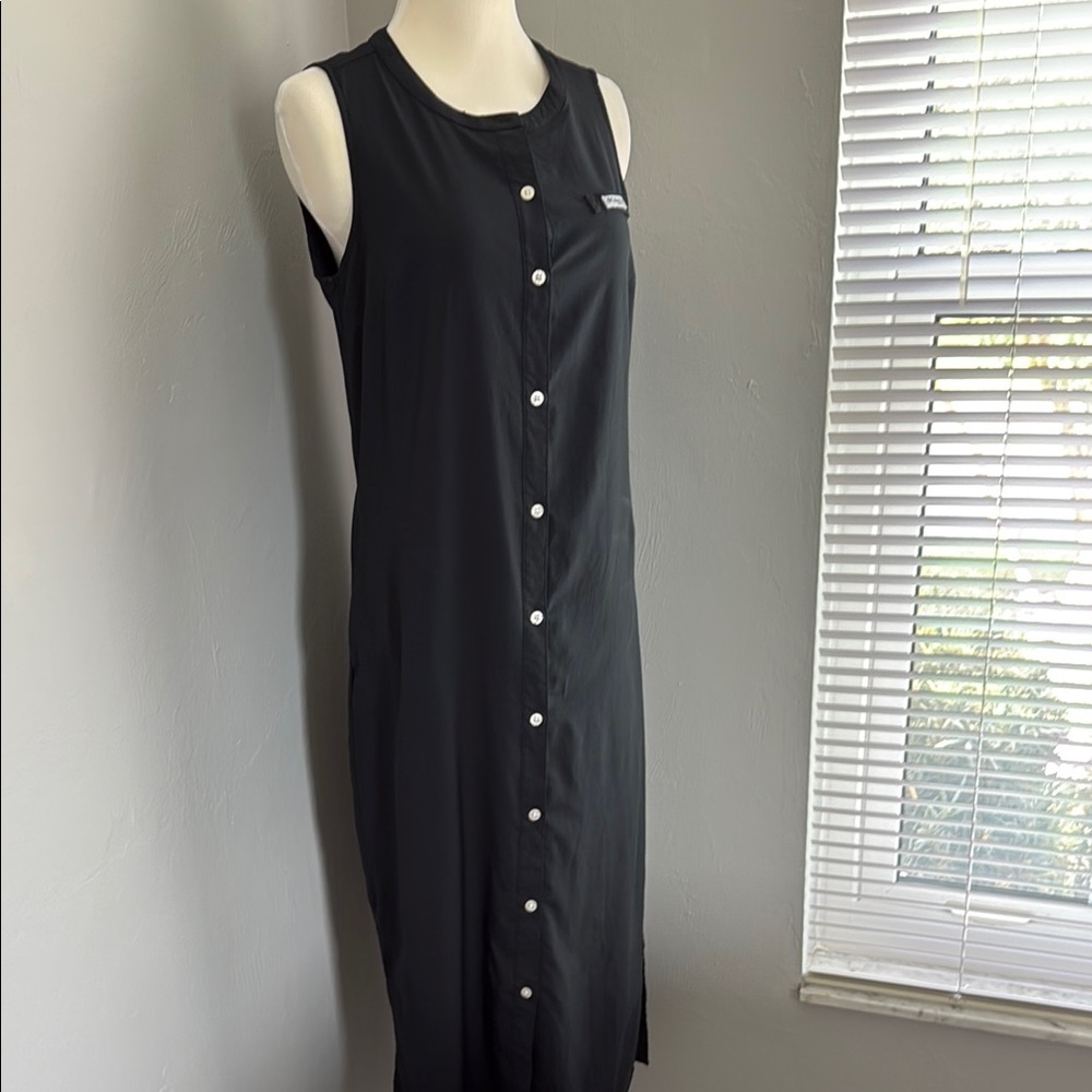 Columbia Black Sleeveless Sheath Dress Size S